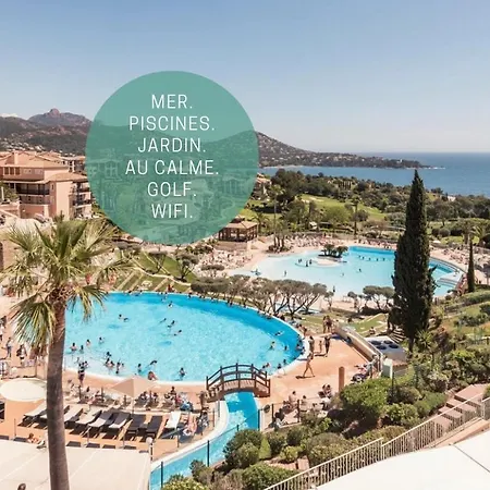公寓 Rez De Jardin, Cap Esterel. Saint-Raphaël